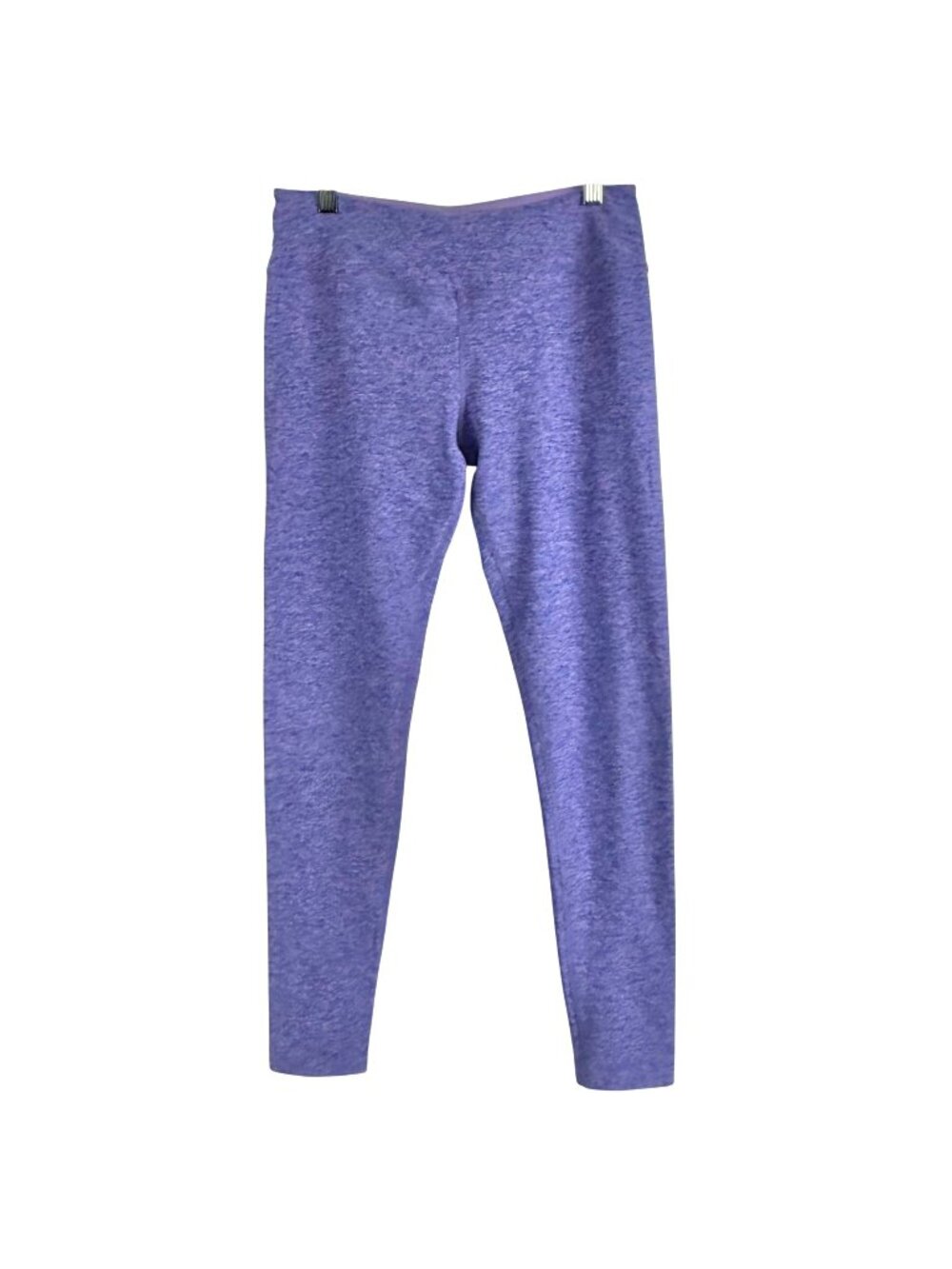 Beyond Yoga Faded Denim/Lavender Spacedye Yoga Pants Leggings Size Large L EUC